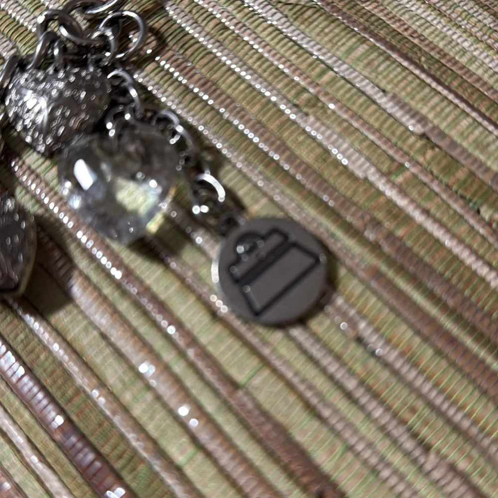 184.  Silver Heart Charm Keychain by Kathy Van Zealand - Picture 4 of 6